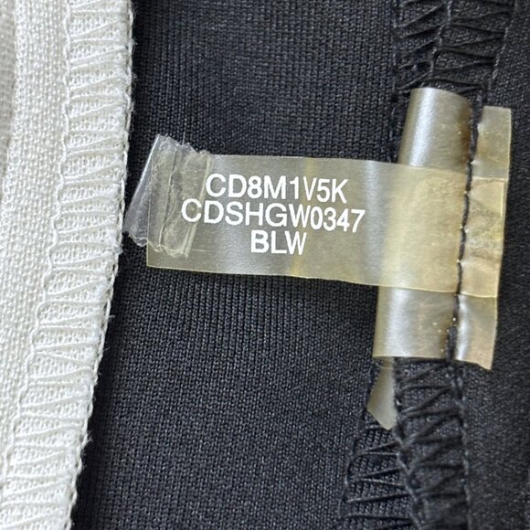 Calvin Klein Women's Black & White Color Block Scuba Sheath Dress Size 4 - Picture 12 of 12